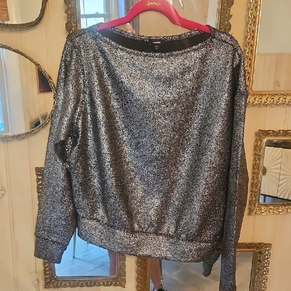 Sparkle Silver Sweater